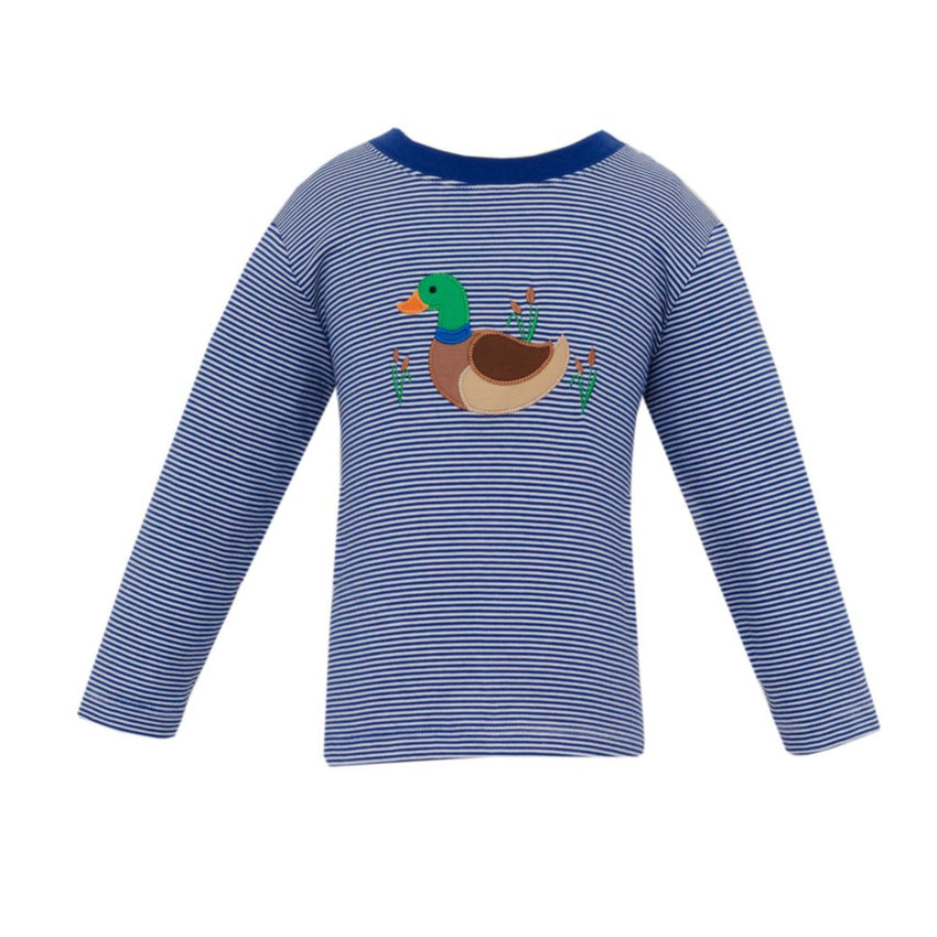 Navy Stripe Mallard T-Shirt