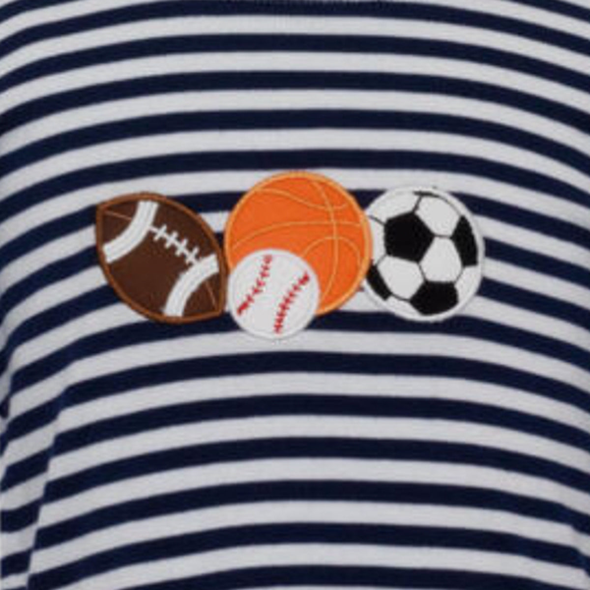Sports Stripe Knit T-Shirt