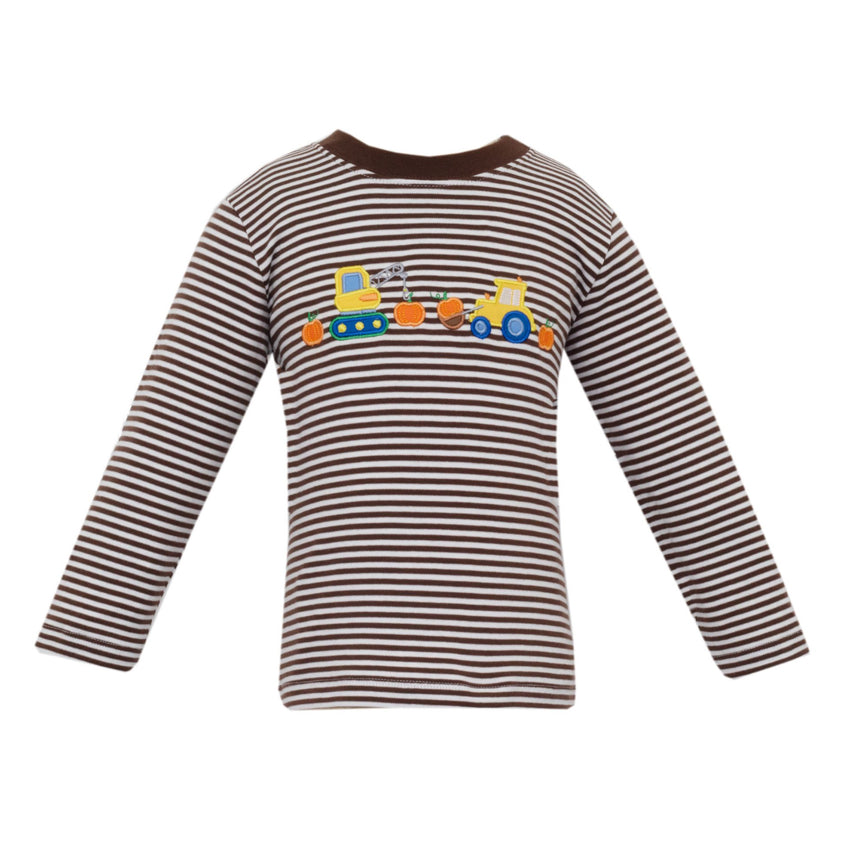 Harvest Haul Brown Stripe T-Shirt