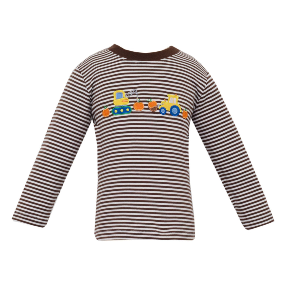 Harvest Haul Brown Stripe T-Shirt