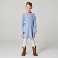 Endless Blue Knit Peplum Dress