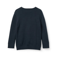 Navy Rocket Intarsia Sweater