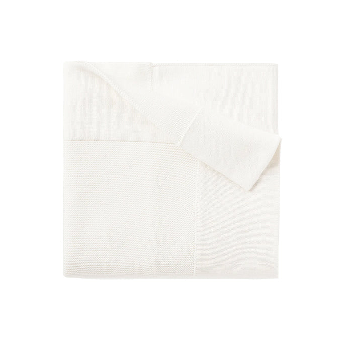 White Knit Blanket