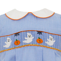 Halloween Blue Gingham Bubble