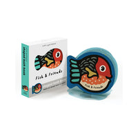 Bath book in shape of a fish with packaging 