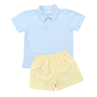 Puppy Light Blue Polo