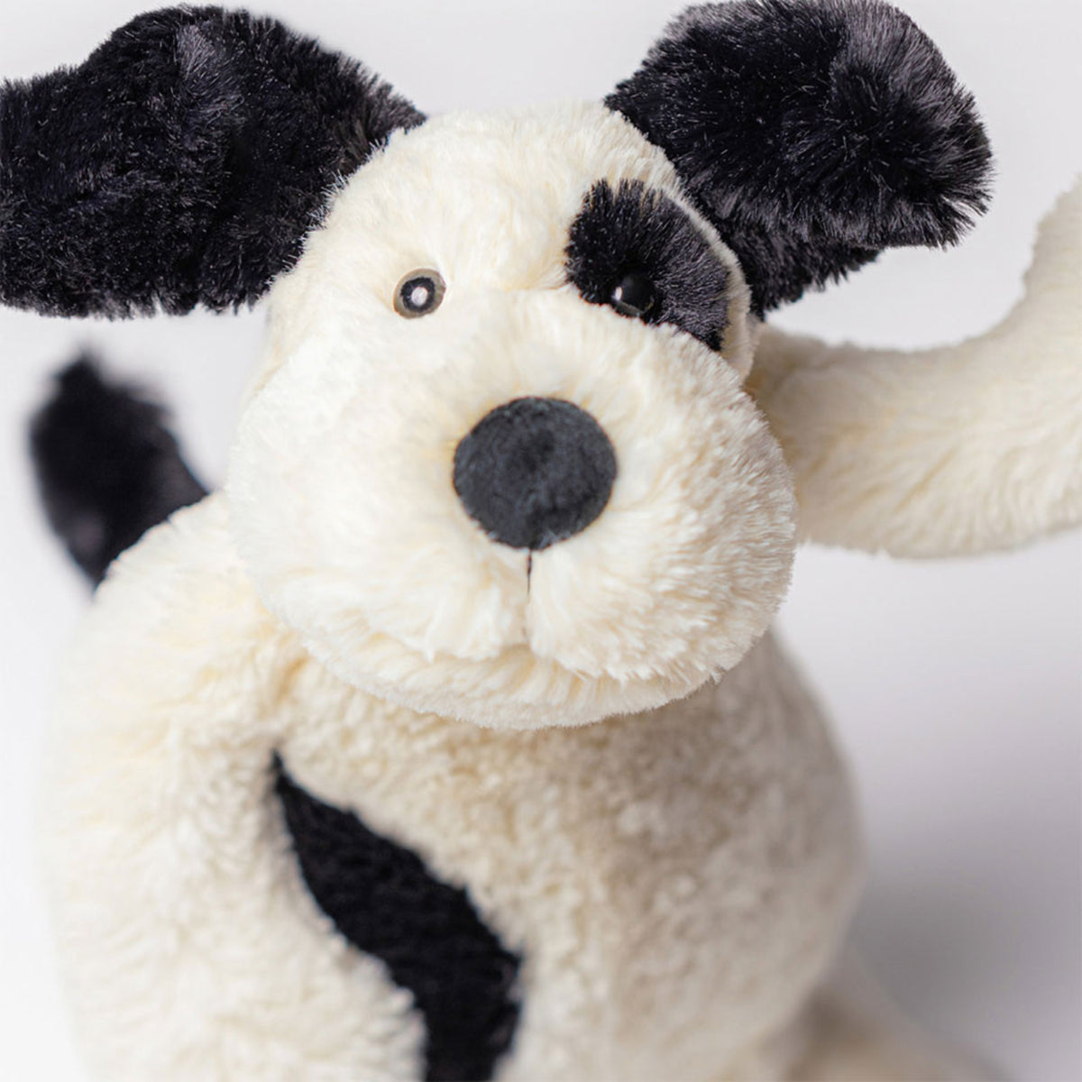 Bashful Rufferty Black and Cream Puppy