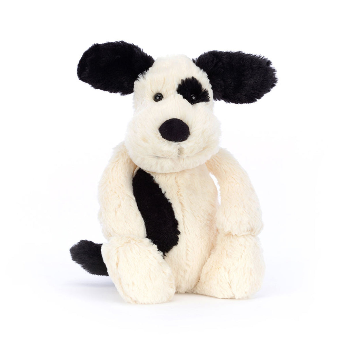 Bashful Rufferty Black and Cream Puppy