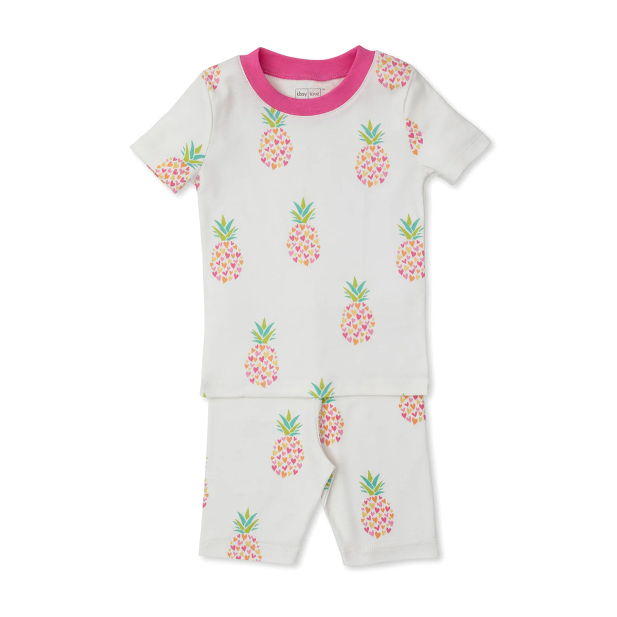 Fancy Pineapples Short Pajamas