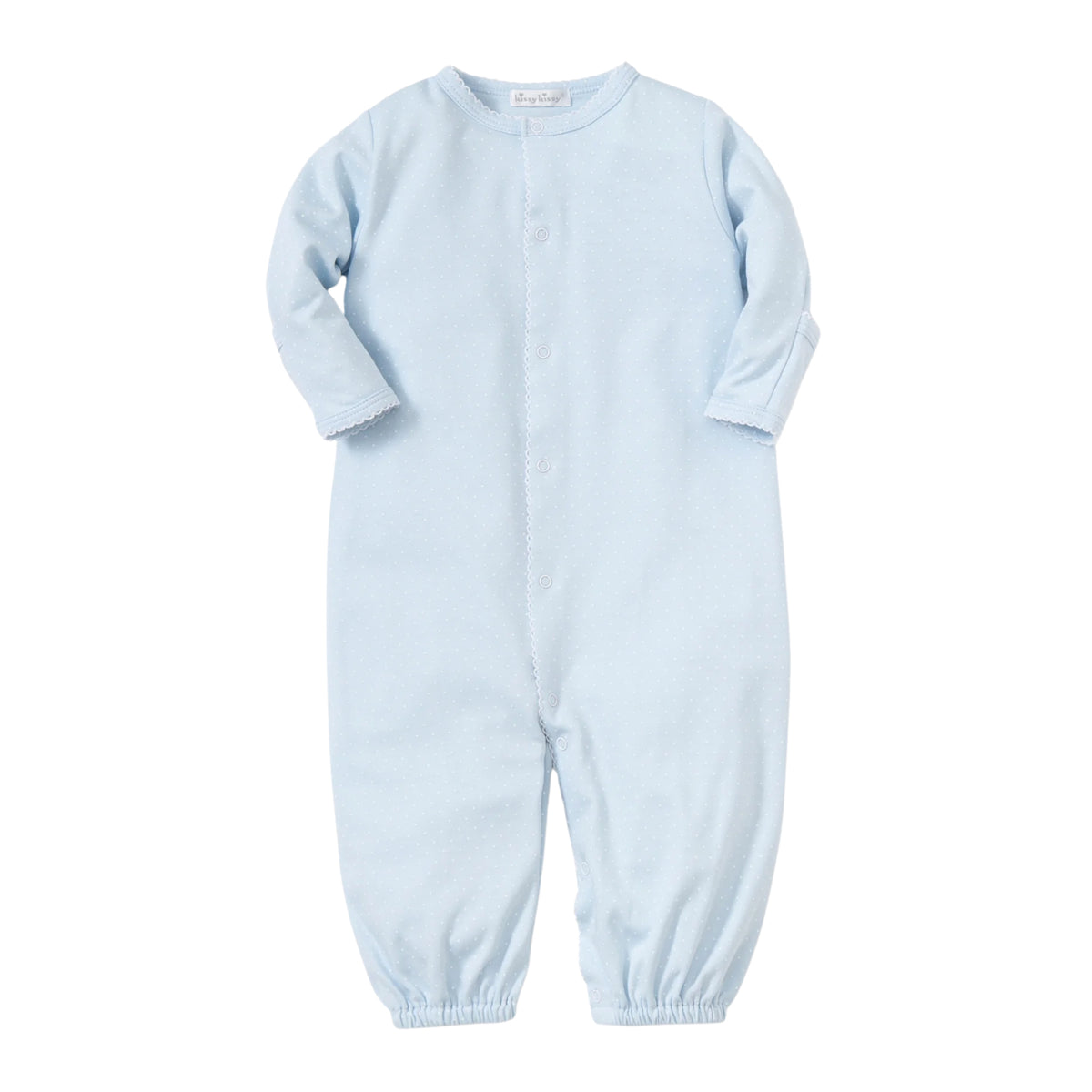 Light Blue with White Dots Converter Gown