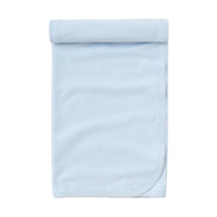 Light Blue with White Dots Blanket