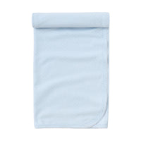 Light Blue with White Dots Blanket