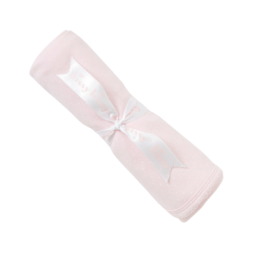 Pink with White Dots Blanket