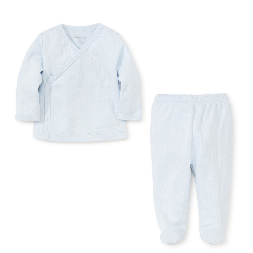 Pointelle Set in Light Blue