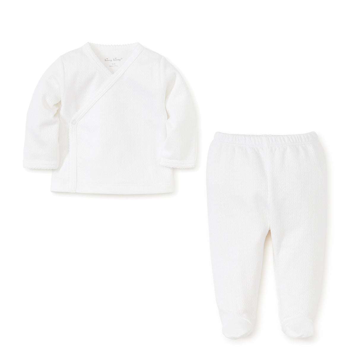 Pointelle Set in White