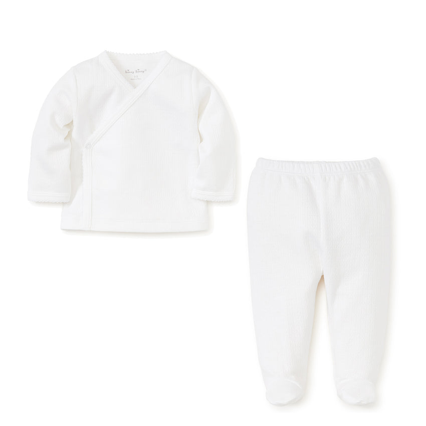 Pointelle Set in White