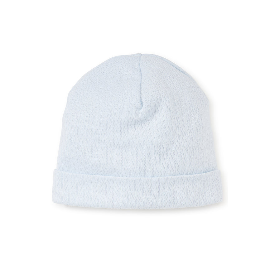 Light Blue Pointelle Hat