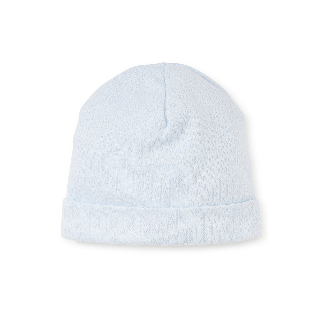 Light Blue Pointelle Hat