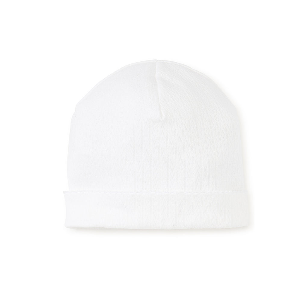 White Pointelle Hat