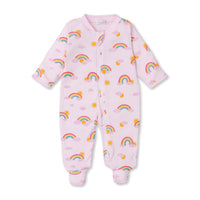 Sun Rainbow Zipper Footie