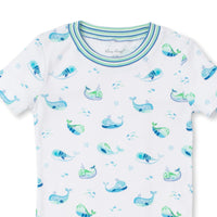 Watercolor Whales 2 Piece Jammies