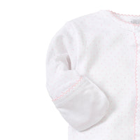 White with Pink Dots Converter Gown