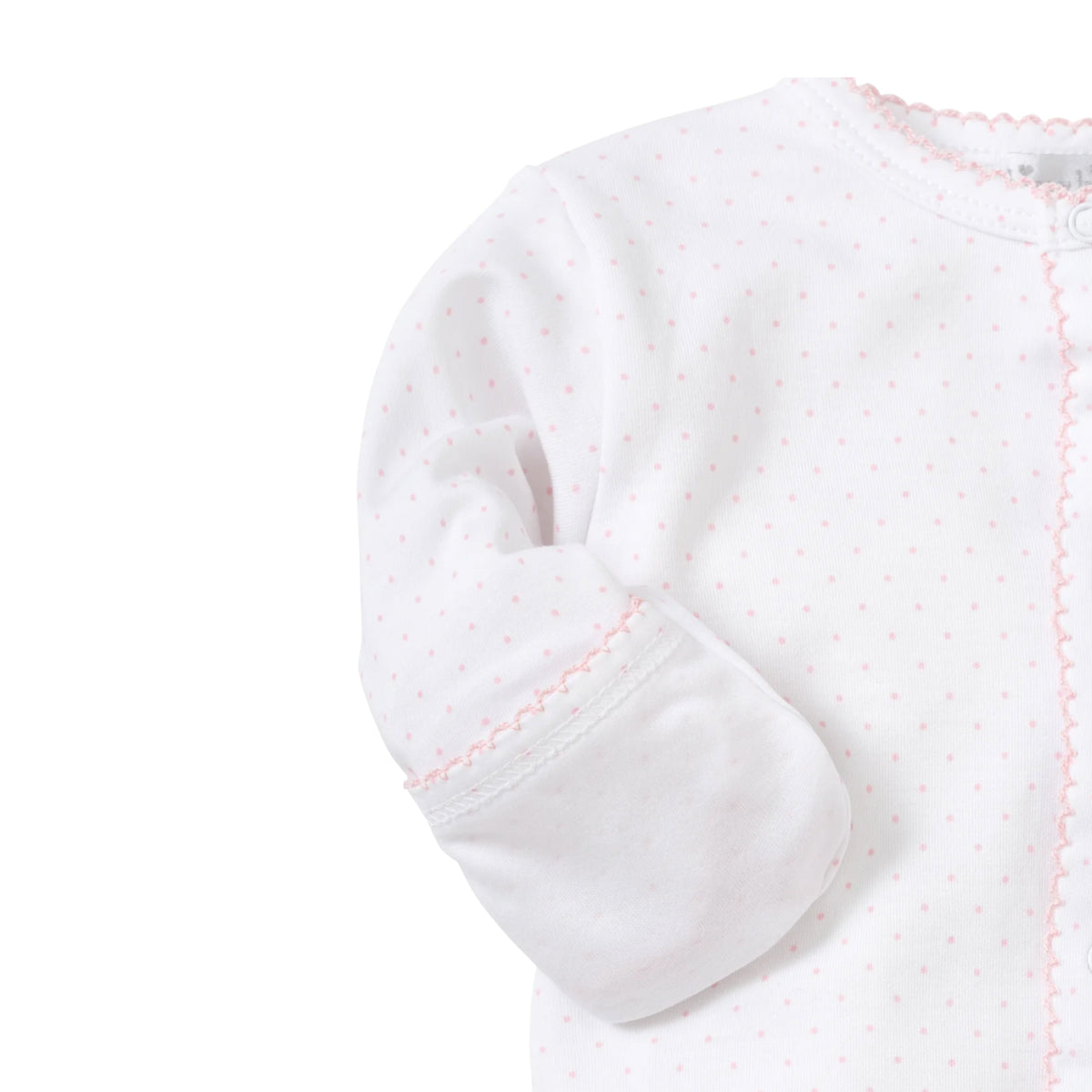 White with Pink Dots Converter Gown