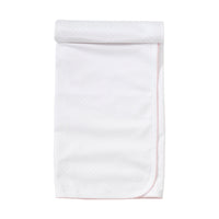 White with Pink Dots Blanket