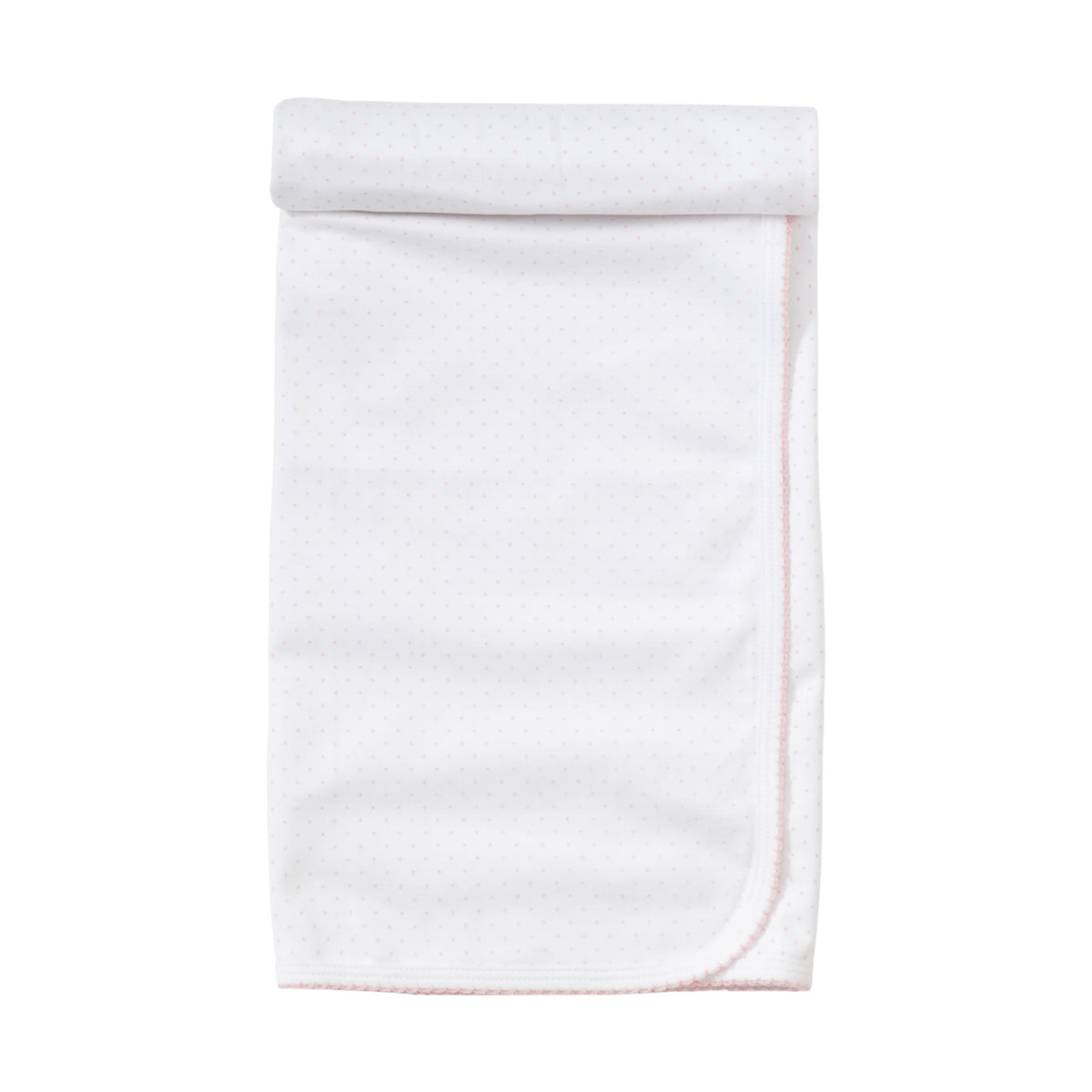 White with Pink Dots Blanket