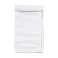 White with Pink Dots Blanket