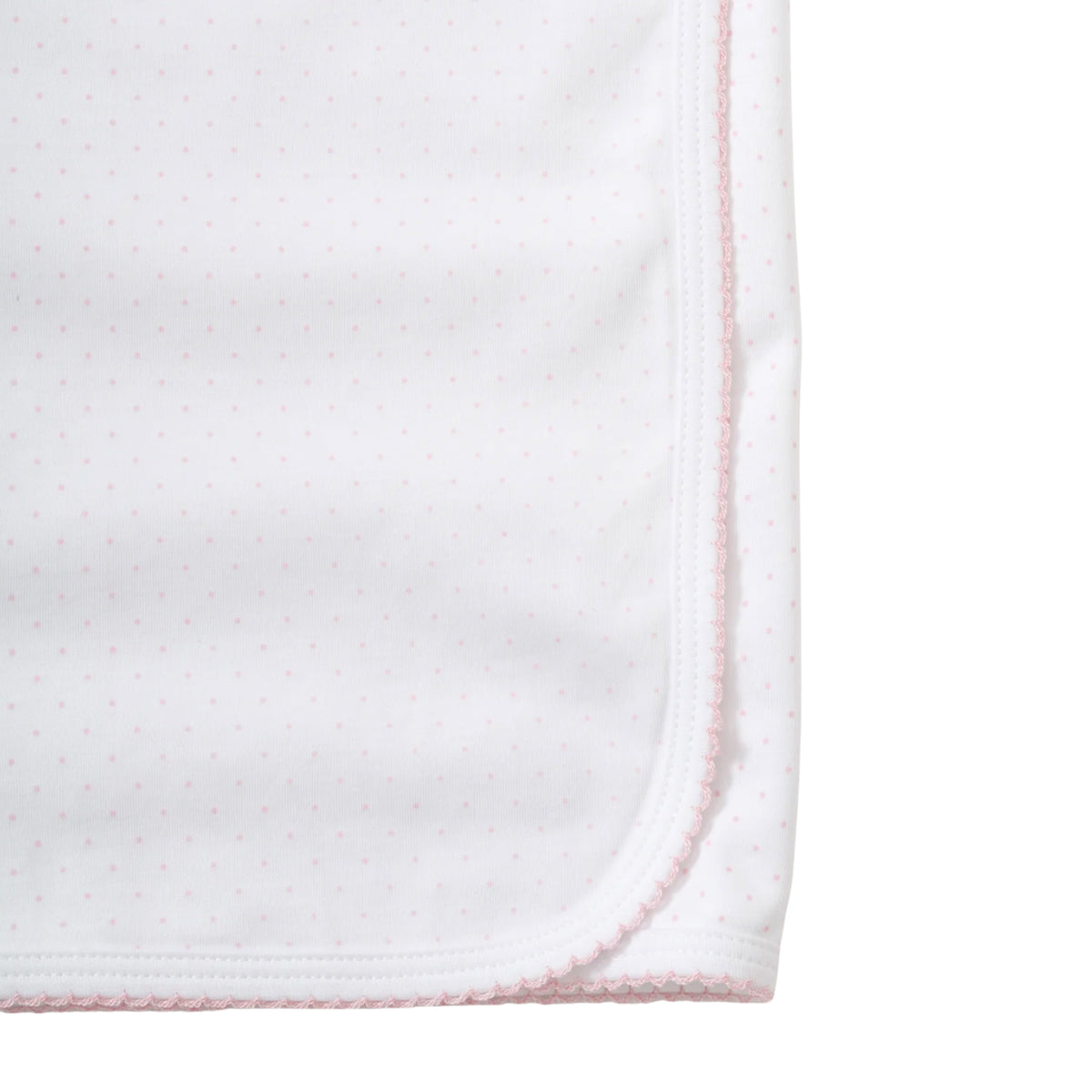 White with Pink Dots Blanket