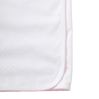 White with Pink Dots Blanket