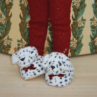 Dalmatian Footie Slippers