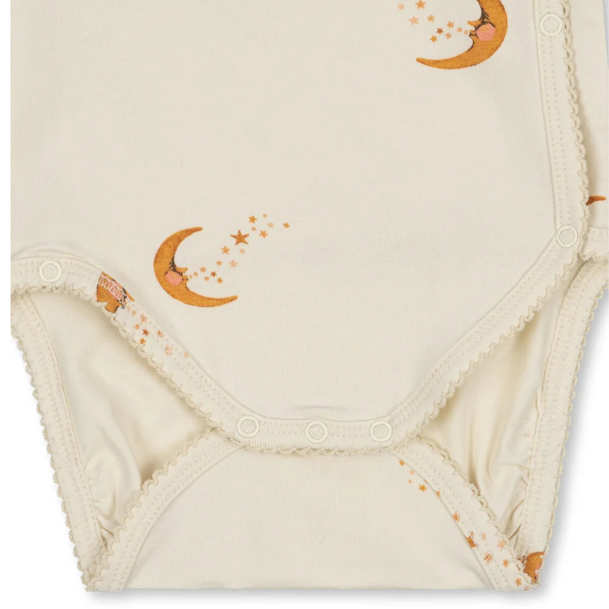 Organic Basic Bodysuit in Moon