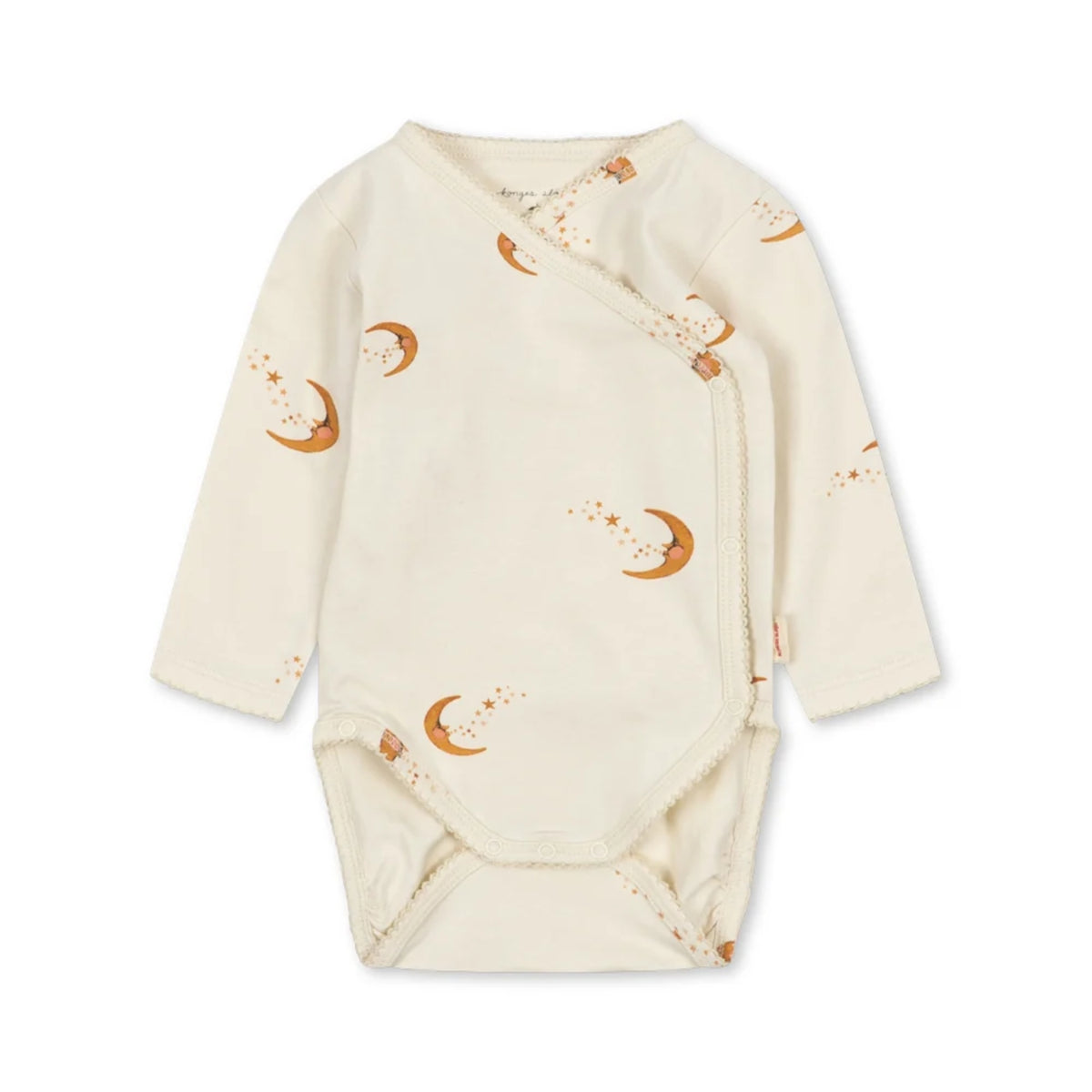 Organic Basic Bodysuit in Moon