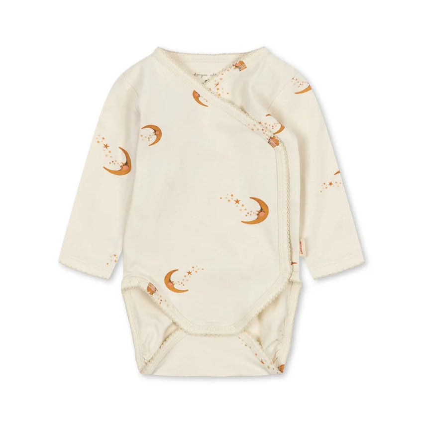 Organic Basic Bodysuit in Moon