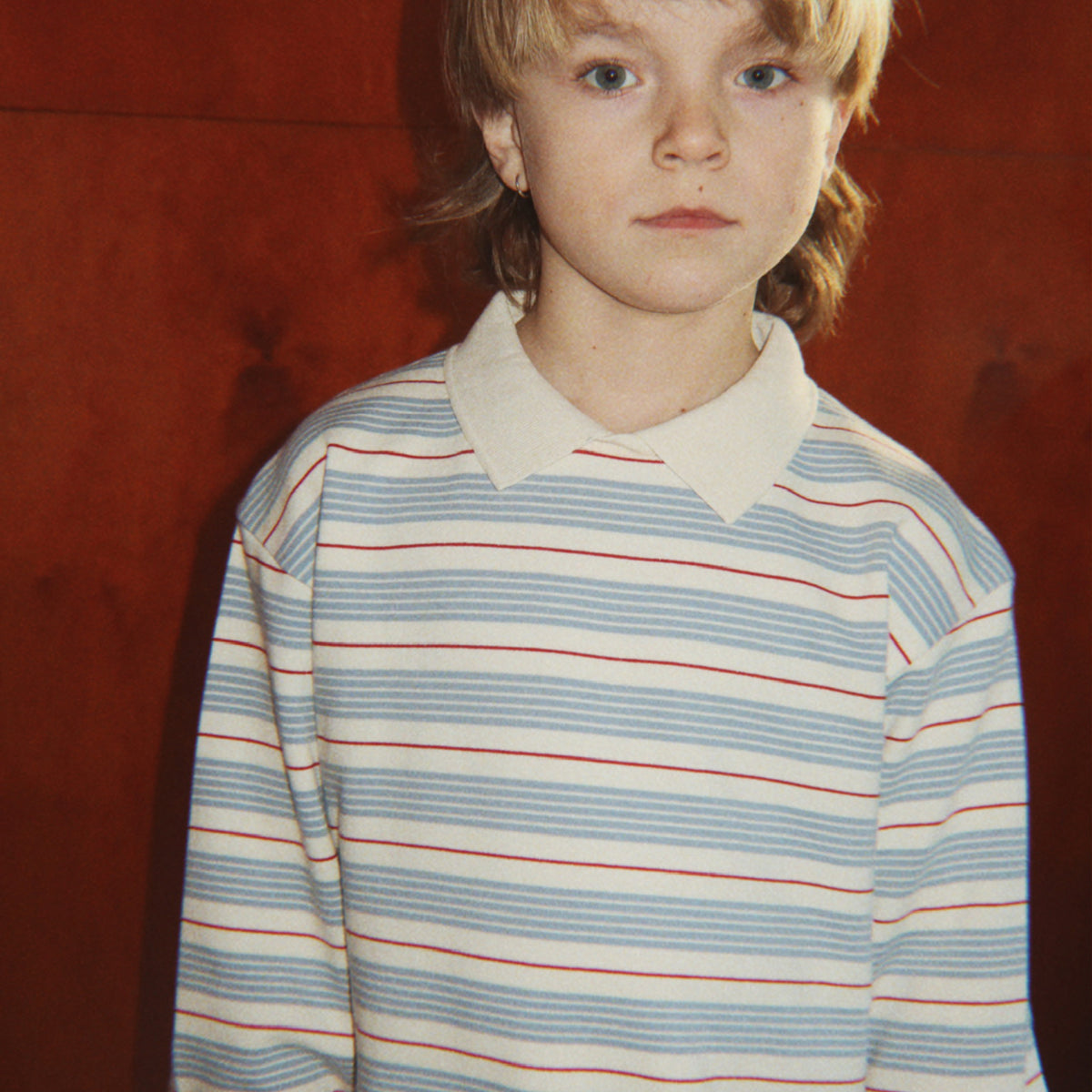 Spotty Sweatshirt in Tocororo Stripe