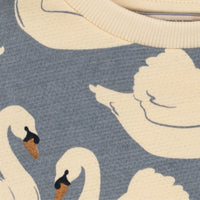 Swan Sweatshirt Dress