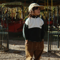Tavi Half Zip in Scarab Green