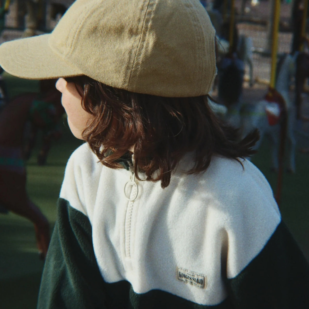 Tavi Half Zip in Scarab Green