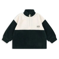 Tavi Half Zip in Scarab Green