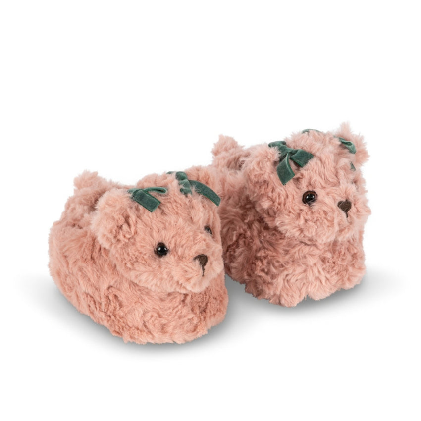 Teddy Footie Slippers