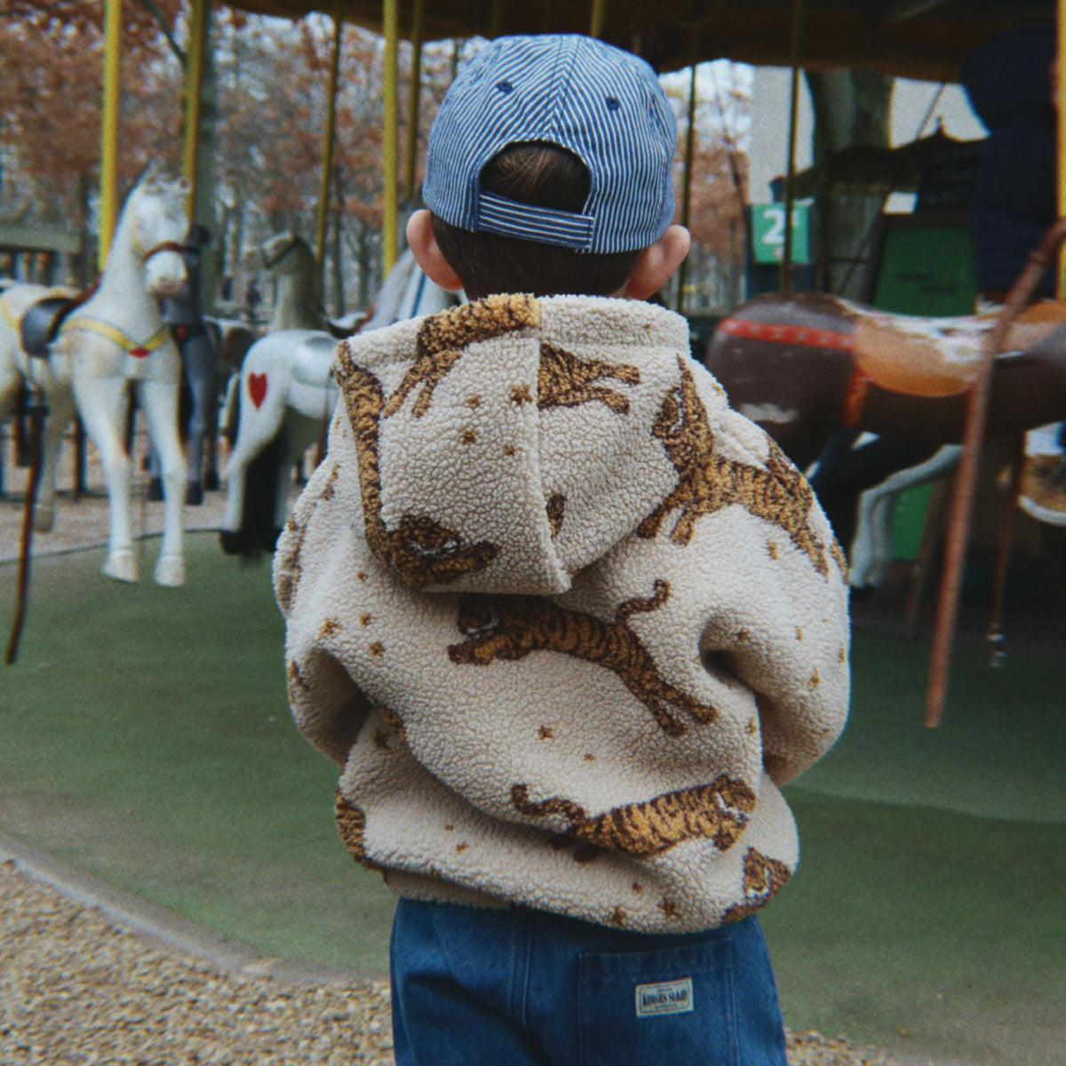 Jody Teddy Hoodie in Tiger