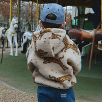 Jody Teddy Hoodie in Tiger