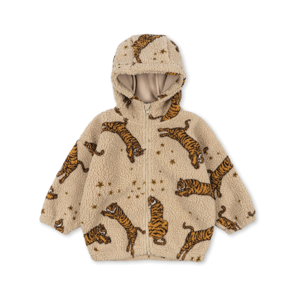 Jody Teddy Hoodie in Tiger