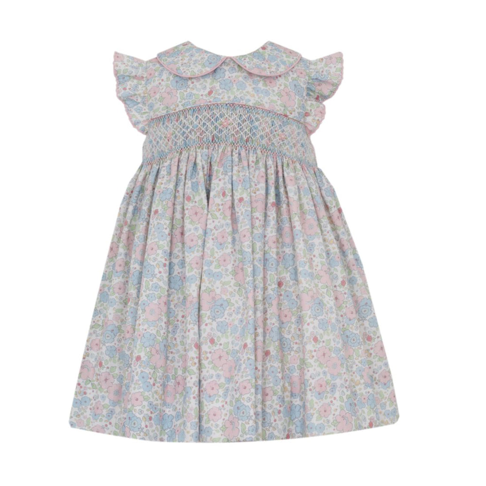 Pink and Blue Liberty Floral Sleeveless Dress