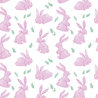 Parker Bunny Hop Pink Zipper Pajamas