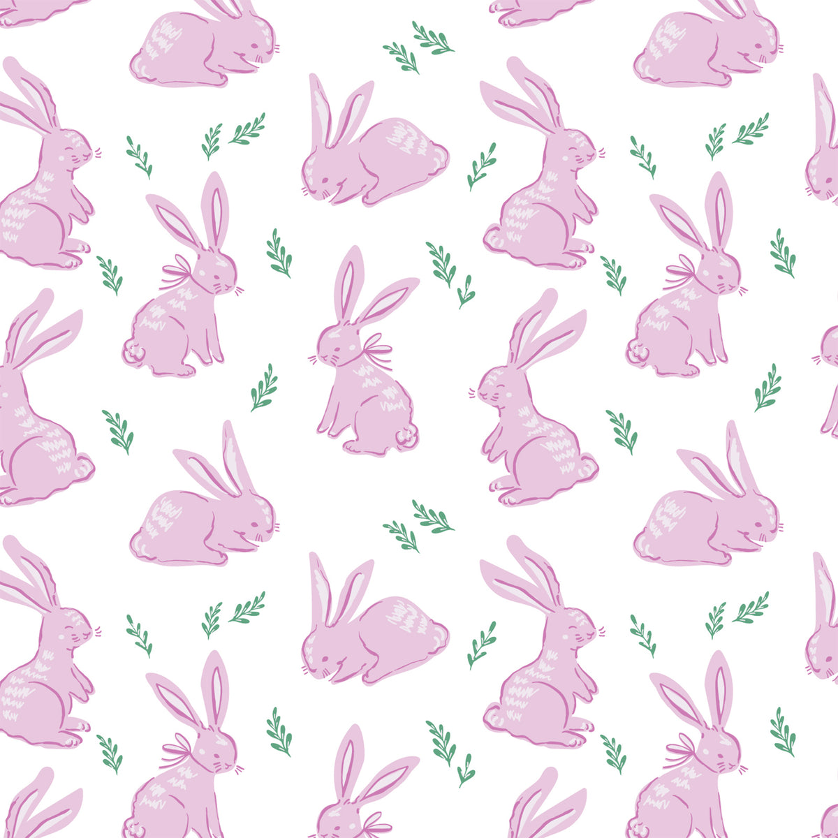 Alden Bunny Hop Pink Pajamas