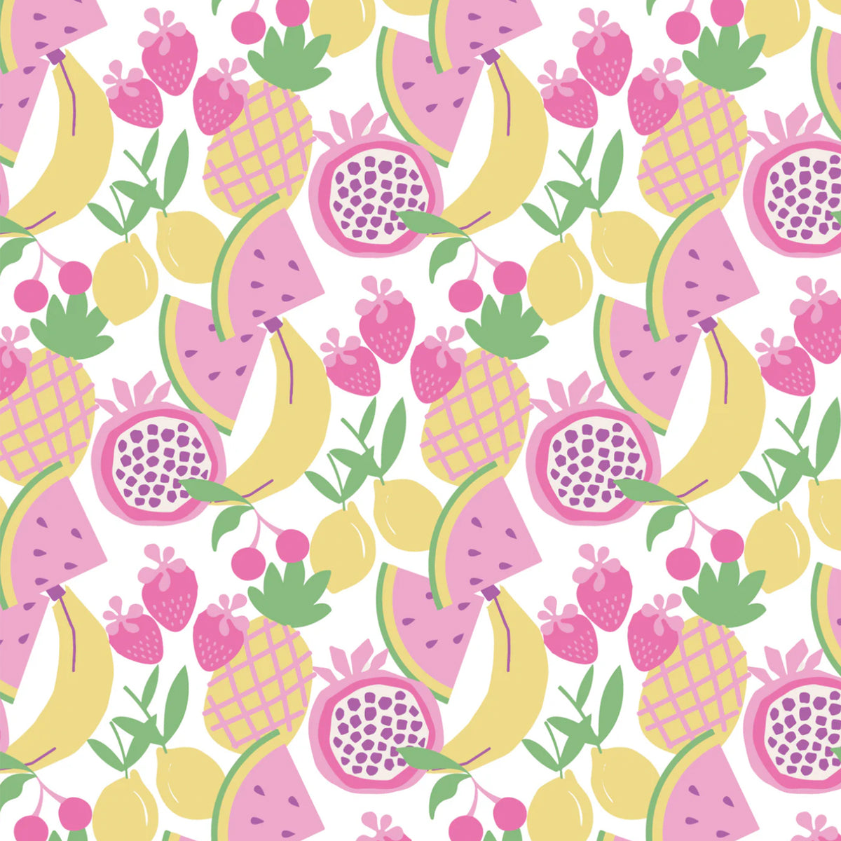 Parker Tropical Fruit Zipper Jammies