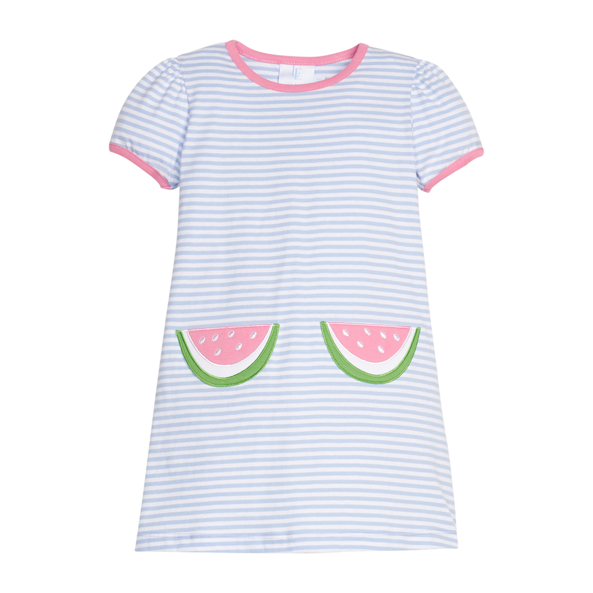 Applique T-Shirt Dress in Watermelon